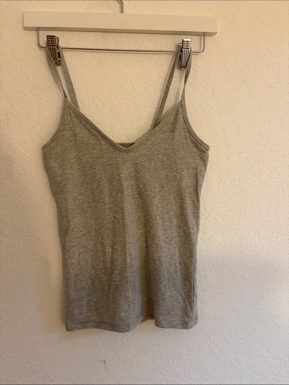 aerie Light Gray V-Neck Spaghetti Strap Camisole